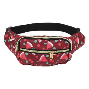 Unique Bargains Watermelon Pattern Fanny Pack 1 Pc - 1 of 4
