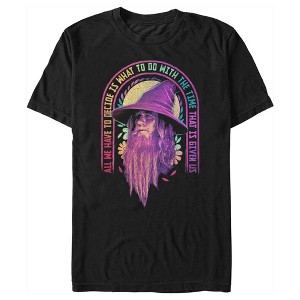 Men's Lord of the Rings Fellowship of the Ring Gandalf All We Have to Decide T-Shirt - 1 of 4