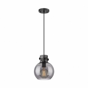 Newton Sphere - 1 Light Pendant In Industrial Style-9.13 Inches Tall and 8 Inches Wide - 1 of 1
