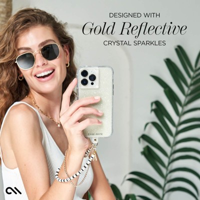 Case-Mate Sheer Crystal Gold iPhone 15 Pro Case