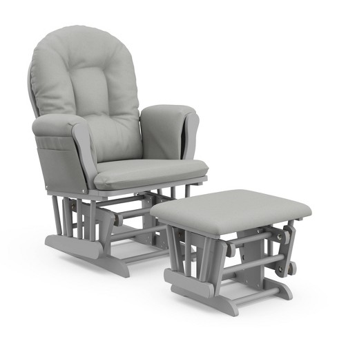 Grey glider rocker best sale