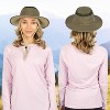 SUN Cube Sun Hat For Men, Women Wide Brim Safari Hat, Hiking Hat UV Sun Protection, Bucket Boonie Hat - 3 of 4