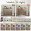 53" Tall 5 Drawer Dresser for Bedroom, Wooden Chest of Drawers with Charging Station, Narrow Nightstand, Living Room Clothing Storage Organizer - 4 of 4