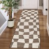 Area Rug Living Room Rugs - Washable Modern Abstract Soft Thin Large Rug Indoor Floor No Slip Rug Carpet for Bedroom Under Dining Table - 3 of 4