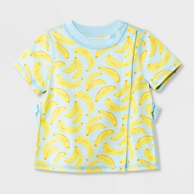 Image of Baby Adaptive T-Shirt - Cat & Jack™ Light Blue Newborn