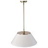 Nuvo Lighting Dover 3 - Light Pendant in  White/Vintage Brass - 4 of 4