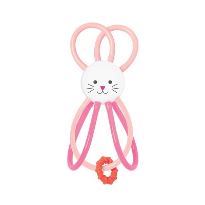 Manhattan Toy Winkel Bunny Rattle and Sensory Teether Baby Toy