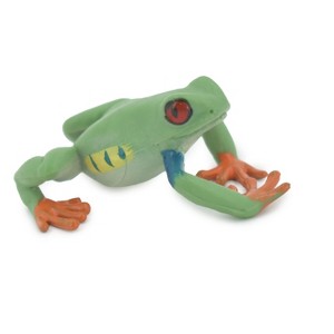 Collectible Wildlife Gifts | Frog, Red-eyed tree frog, Museum Quality, Hand Painted, Rubber, Amphibian, Model,  Toy, Gift,  2 1/2"  CH565 BB162 - 1 of 4