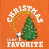 Boys' - Peanuts - Christmas Is My Favorite Short Sleeve Graphic T-Shirt - 2 of 4