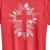 Women's - Instant Message - Foliage Cross Short Sleeve Graphic T-Shirt - 2 of 4