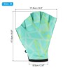 Unique Bargains Swimming Diving Resistance Webbed Training Printing Aquatic Gloves 1 Pair - 2 of 4