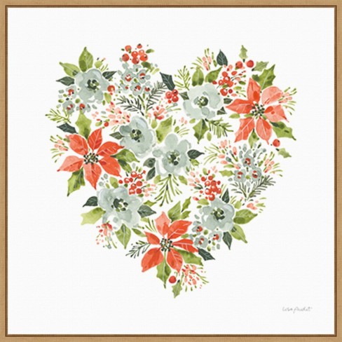 Amanti Art Christmas Forever VII by Lisa Audit Canvas Wall Art Print Framed  22-in. W x 22-in. H.