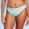 Women's Low-Rise Cheeky Bikini Bottom - Shade & Shore™ Blue - image 4 of 4