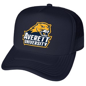 Gender Neutral Official Averett University Primary Logo Foam Snapback Trucker Hat - for Men and Women Navy Navy One Size - 1 of 4