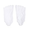 Unique Bargains Invisible Five Fingers Socks Breathable Soft Fashion No Show Socks for Women 3 Pairs - 4 of 4