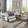 Twin/Full Size Platform Bed with Removable Storage Shelves and 2 Built-in Storage Drawers for Added Convenience-ModernLuxe - 2 of 4