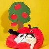 ZEZE Peace Apple Pet Bed-Red - 3 of 4