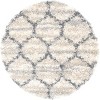 Unique Loom    Hygge Shag Trellis Area Rug - 2 of 4