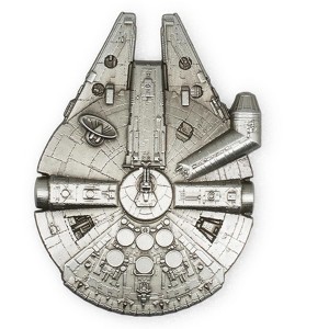 SalesOne LLC Star Wars Millennium Falcon Collector Metal Pin | 3 x 2 Inches | Toynk Exclusive - 1 of 4