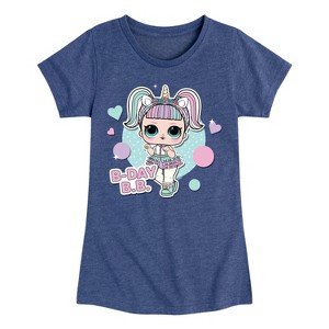 Girls' - LOL Surprise! - B-Day B.B. Besties Celebrate Birthdays Fitted Short Sleeve Graphic T-Shirt - 1 of 4