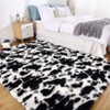 Modern Shag Area Rug Non Slip Fluffy Shaggy Rug Ultra-Soft Living Room Rug Indoor Plush Floor Carpet High Pile Non Shedding Furry Rug for Bedroom - 2 of 4