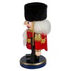 Northlight 7.25" Red and Blue Chubby Wooden Christmas Nutcracker Soldier with Rifle - 3 of 4