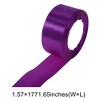 Unique Bargains Ribbons for Crafts Wide Satin Grosgrain for Wreaths & Crafts Polyester 866.14"x1.57" 1 Pc - 3 of 4