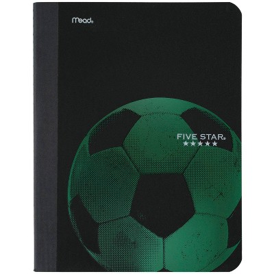 Composition Notebook Wide Ruled Soccer - Five Star