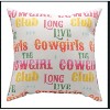Manual Woodworks and Weavers Cowgirl Club II Pillow – Rustic 12" Square for Indoor or Outdoor Use - 2 of 3