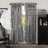 Annie Buffalo Black Check Ruffled Panel Set of 2 84x40 - 2 of 4