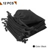 Unique Bargains Cotton Foldable Gym Travel Hiking Storage Drawstring Bag 12 Pcs - 3 of 4