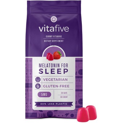 Vitafive Melatonin for Sleep Gummy - 60ct