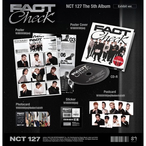 NCT 127 - The 5th Album “Fact Check” (Target Exclusive, CD) (Poster Ver.)