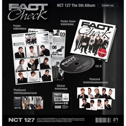 Nct 127 - The 5th Album “fact Check” (target Exclusive, Cd) (poster Ver.) :  Target