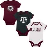 NCAA Texas A&M Aggies Infant Boys' 3pk Bodysuit