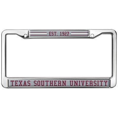Texas Southern University School Logo Full Size Standard License Plate Metal Frame