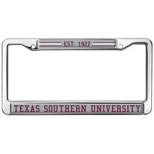Texas Southern University School Logo Full Size Standard License Plate Metal Frame - 1 of 4