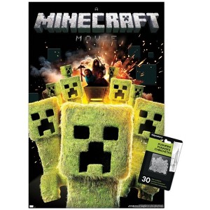 Trends International A Minecraft Movie - Creeper Explosion Unframed Wall Poster Prints - 1 of 4