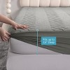 Waterproof Mattress Protectors, Quilted & Breathable Fitted Pad Cover - NTBAY - 4 of 4