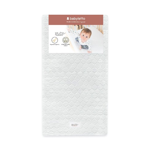 Babyletto Pure Core Non-Toxic Mini Crib Mattress with Hybrid Waterproof Cover, Greenguard Gold Certified - image 1 of 4