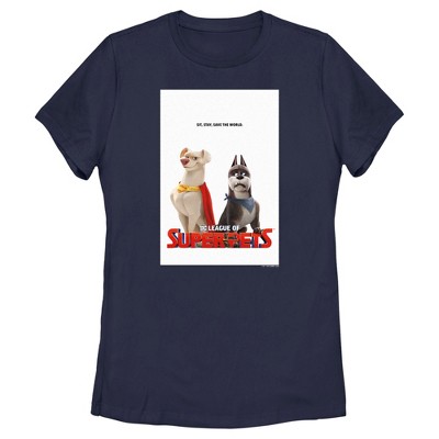Women's DC League of Super-Pets Krypto and Ace Poster T-Shirt