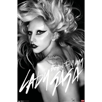 Trends International Lady Gaga - Born This Way Framed Wall Poster Prints
