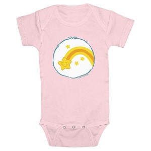 Infant's Care Bears Wish Bear Belly Badge Bodysuit - 1 of 3
