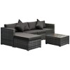 Resenkos 6 Pieces Patio Furniture Set, PE Rattan, - 2 of 4