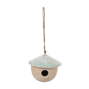 Beachcombers Natural Shells Birdhouse - 1 of 2