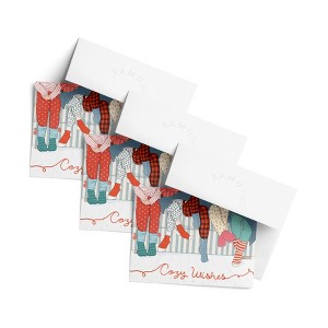 Winter/Holiday Greeting Card Pack Sets (3 ct) Cozy Wishes by Ramus & Co - 1 of 4