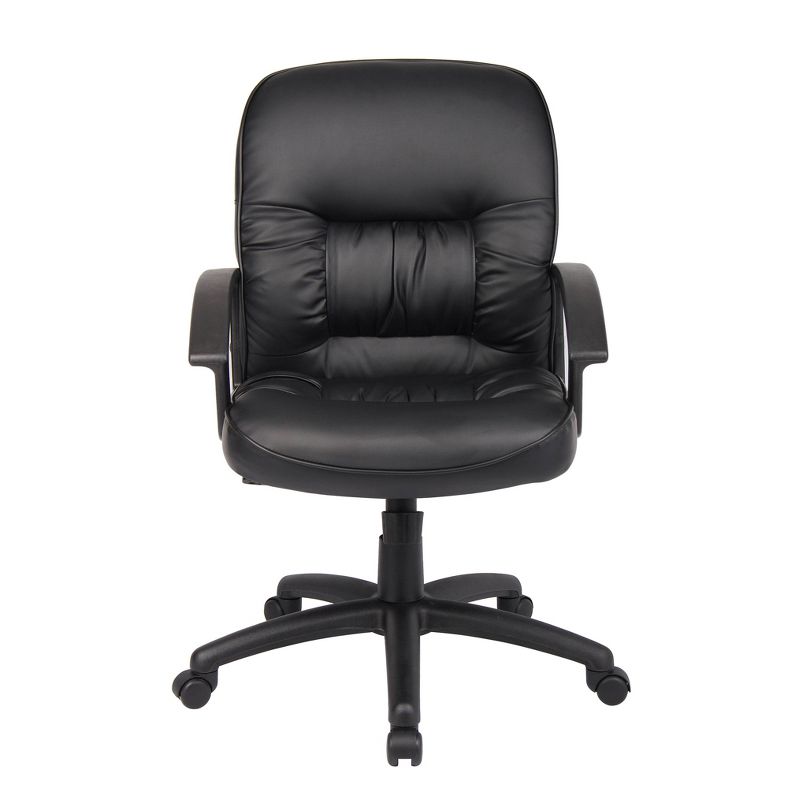 Mid Back Leatherplus Chair Black - Boss Office Products, 5 of 9