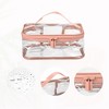 Unique Bargains PVC Zipper Clear Portable Makeup Bags and Organizers 2 Pcs - 4 of 4