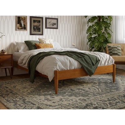 AFI Furnishings Pasadena 14 in Full Platform Bed Frame in Light Toffee