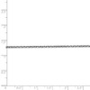 Black Bow Jewelry 1.65mm 14k White Gold Diamond Cut Solid Cable Chain Anklet - 4 of 4